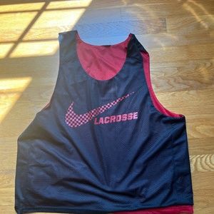 Jersey Nike Lacrosse Switchable Red & Black Size L/XL